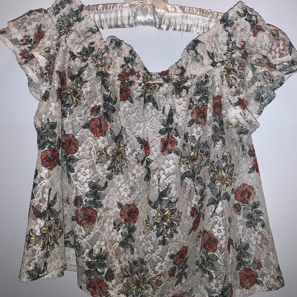 Over the shoulder blouse.